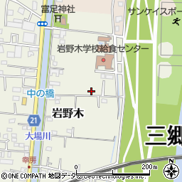埼玉県三郷市岩野木170-1周辺の地図