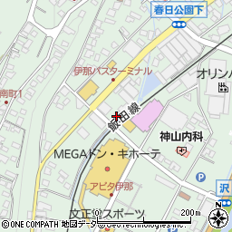 アピナ伊那店周辺の地図