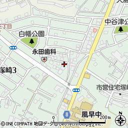 千葉県柏市塚崎1002-6周辺の地図