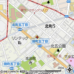 埼玉県蕨市北町5丁目9-3周辺の地図