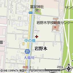 埼玉県三郷市岩野木179周辺の地図