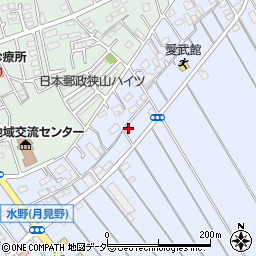埼玉県狭山市水野366周辺の地図