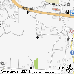 千葉県印西市大森2649-43周辺の地図