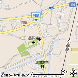 阿須会館周辺の地図