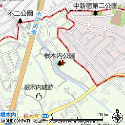 千葉県松戸市根木内112-13周辺の地図