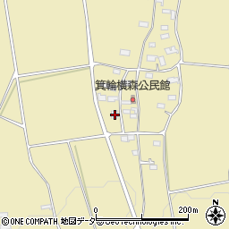 山梨県北杜市高根町箕輪614周辺の地図