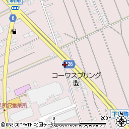 埼玉県所沢市下富周辺の地図