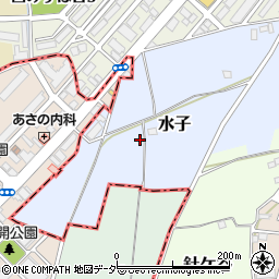 埼玉県富士見市水子4404周辺の地図