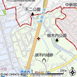 千葉県松戸市根木内70-1周辺の地図