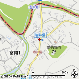 富岡一周辺の地図