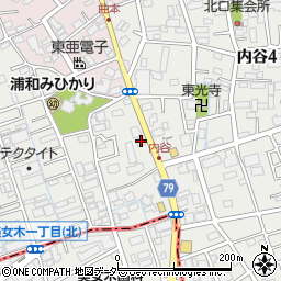 武蔵浦和整骨院周辺の地図