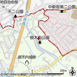 千葉県松戸市根木内112周辺の地図