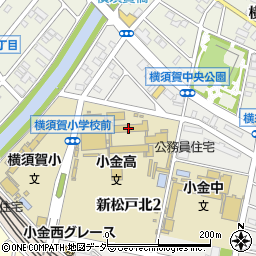 千葉県立小金高等学校周辺の地図