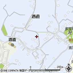 千葉県印旛郡栄町酒直周辺の地図