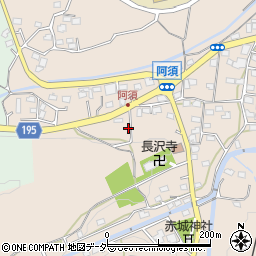 埼玉県飯能市阿須109周辺の地図