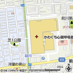 マザーガーデン＆ペットパラダイス　イオンモール川口前川店周辺の地図
