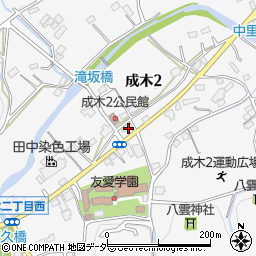 ＥＮＥＯＳ成木ＳＳ周辺の地図