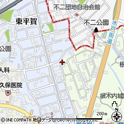 千葉県松戸市根木内1-3周辺の地図