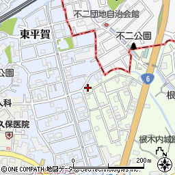 千葉県松戸市根木内1-2周辺の地図