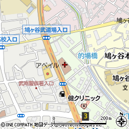 鳩ヶ谷郵便局周辺の地図