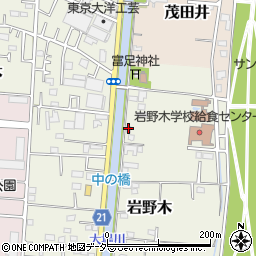 埼玉県三郷市岩野木137周辺の地図