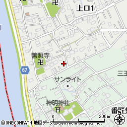 埼玉県三郷市上口1丁目26周辺の地図
