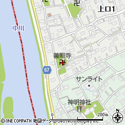 埼玉県三郷市上口1丁目37周辺の地図