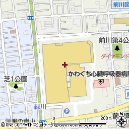 ゆうちょ銀行イオンモール川口前川内出張所 ＡＴＭ周辺の地図