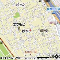 埼玉県さいたま市南区松本3丁目周辺の地図