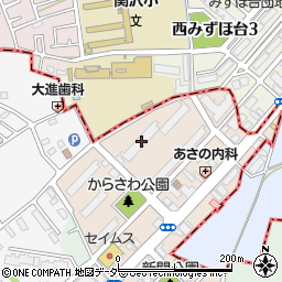 東武みよしみずほ台サンライトマンション東の街Ｂ棟周辺の地図