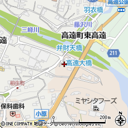 長野県伊那市高遠町小原1133-18周辺の地図