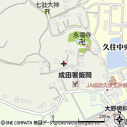 〒286-0813 千葉県成田市飯岡の地図