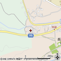 埼玉県飯能市阿須121周辺の地図