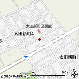 茨城県神栖市太田新町周辺の地図