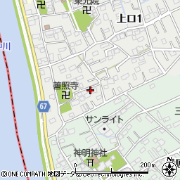 埼玉県三郷市上口1丁目27周辺の地図