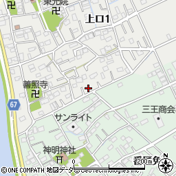 埼玉県三郷市上口1丁目141周辺の地図