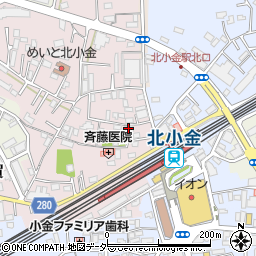 カーサレジオ北小金周辺の地図