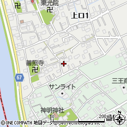 埼玉県三郷市上口1丁目139周辺の地図
