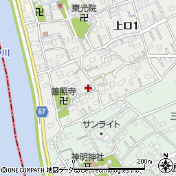 埼玉県三郷市上口1丁目29周辺の地図