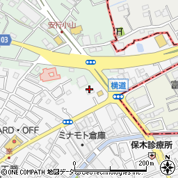 押田倉庫有限会社周辺の地図