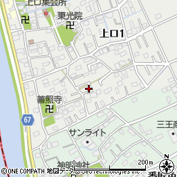 埼玉県三郷市上口1丁目137-12周辺の地図