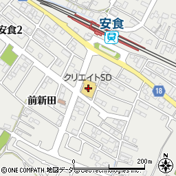 クリエイトＳＤ栄町安食店周辺の地図