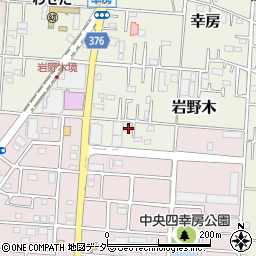 埼玉県三郷市岩野木24周辺の地図