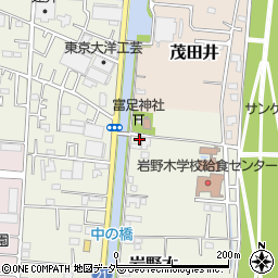 埼玉県三郷市岩野木134周辺の地図