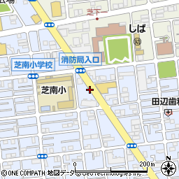 埼玉県川口市芝3丁目18周辺の地図