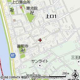 埼玉県三郷市上口1丁目137-10周辺の地図