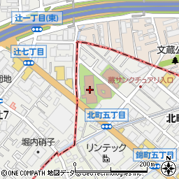 埼玉県蕨市北町5丁目13-6周辺の地図