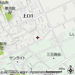 埼玉県三郷市上口1丁目146周辺の地図