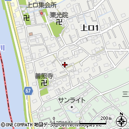 埼玉県三郷市上口1丁目137-3周辺の地図