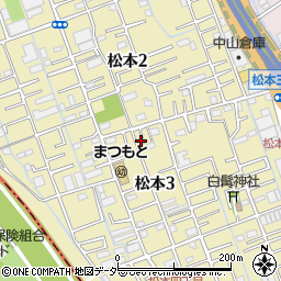埼玉県さいたま市南区松本周辺の地図